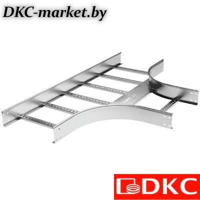 LT1305ZL Т-ответвитель 100х500 R300, цинк-ламельный