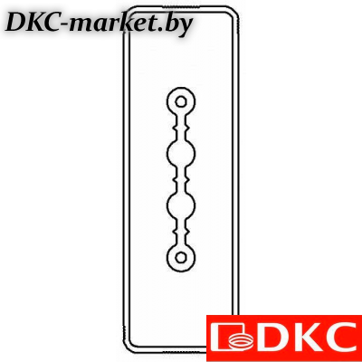 LTC25ASP42AA000 Секция прямая шинопровод 1+0 точек отвода L=3000мм Cu 2P 25A