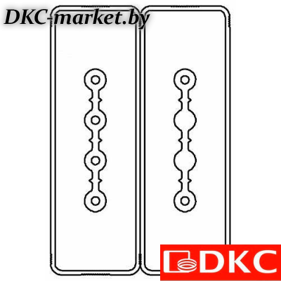 LTC25NSP41AA000 Секция прямая шинопровод 2+2 точек отвода L=3000мм Cu 4P+2P 25A