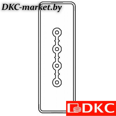 LTC40DSP42AA000 Секция прямая шинопровод 1+0 точек отвода L=3000мм Cu 4P 40A