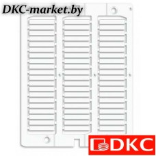 NUT23 Маркировка для провода, жесткая, для трубочек. 4х23мм. Белая