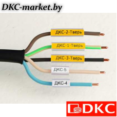 NUTFL18Y Маркировка для провода, гибкая, для трубочек. 4х18мм. Желтая