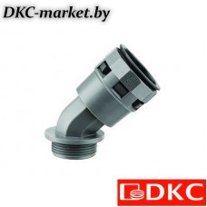 PAL36M40N Муфта 45 грд. труба-коробка DN 36 мм, М40х1,5, полиамид, цвет черный