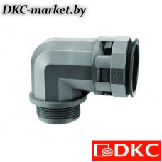 PAN23M25N Муфта 90 грд. труба-коробка DN 23 мм, М25х1,5, полиамид, цвет черный