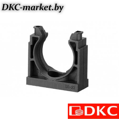 PAS12N Держатель DN 12 мм, полиамид, цвет черный