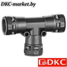 PAT36N Тройник DN 36/36/36 мм, полиамид, цвет черный