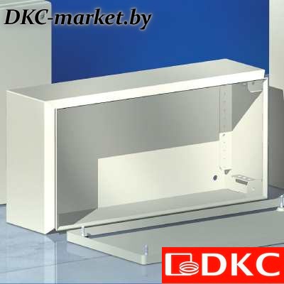 R5CDE62120F Сварной металлический корпус CDE, 600х200х120 мм, с фланцами, IP55