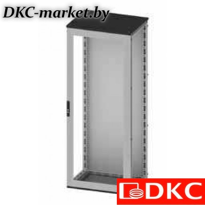 R5CQE1665X Сборный шкаф CQE, застеклённая дверь и задняя панель, 1600x600x500мм