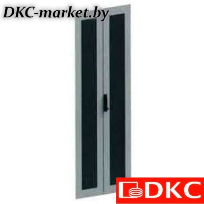 R5ITCPRMM1281 Дверь двустворчатая перфорированная для IT корпусов CQE 1200 x 800RAL7035
