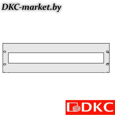R5PCDF01 Панель 19” 3U, для установки 24 DIN модулей на поворотную раму