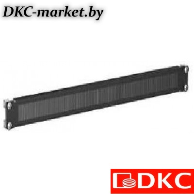 R5SPZ191HEB Кабельный ввод с щеточным буртиком 19" 1U RAL9005