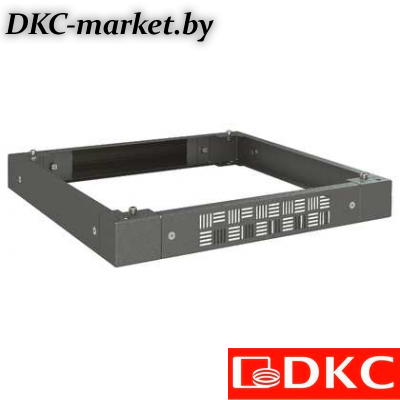 R5ZEIT610 Цоколь перфорированный 600 x 1000 x 100 с щеточным вводом RAL7035