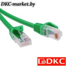 RN5EUU4510GN Патч-корд неэкранированный CAT5E U/UTP 4х2, LSZH, зелёный, 1.0м