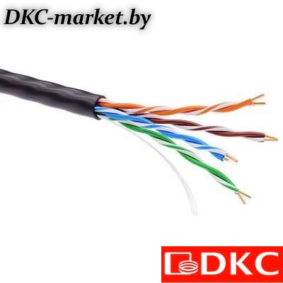 RN5EUUPE3BK Информационный кабель неэкранированый U/UTP 4х2 CAT5E, PE, Черный