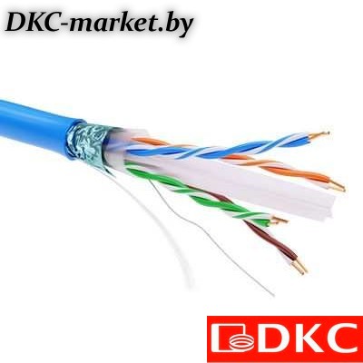 RN6FUPV3BL Информационный кабель экранированый F/UTP 4х2 CAT6, PVC, синий