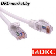 RN6UU4520WH Патч-корд неэкранированный CAT6 U/UTP 4х2, LSZH, белый, 2.0м