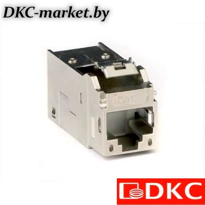 RNK5EFSL Модуль  Keystone RJ45 CAT5E экранированный, серебристый