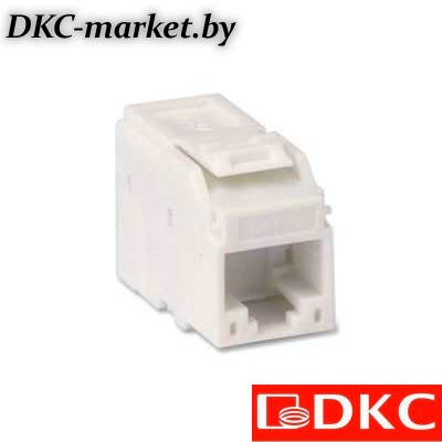 RNK5EUWH Модуль  Keystone RJ45 CAT5E не экранированный, белый