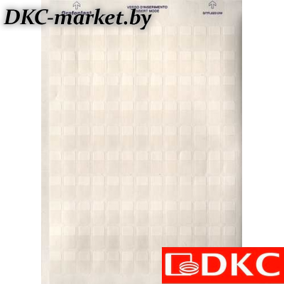 SITFL02312W Табличка самоламинирующаяся, полиэстер 23х12мм. белая