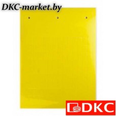 TAF128AY Табличка эластичная. Клейкое основание. Винил. Желтый