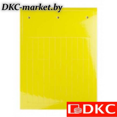 TAF1527AY Табличка эластичная. Клейкое основание. Винил. Желтый