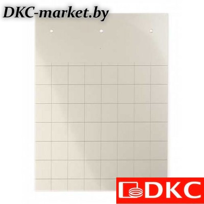 TAS1715M Табличка полужесткая. Установка в держатель. Для маркировки модульного оборудования. ПВХ-0,5. Серебристый