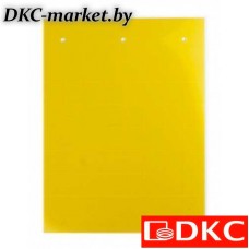 TAS3515Y Табличка полужесткая. Установка в держатель. Для маркировки модульного оборудования. ПВХ-0,5. Желтый