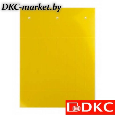 TAS6715Y Табличка полужесткая. Установка в держатель. ПВХ-0,5. Желтая