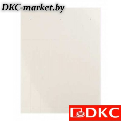 TAS8715W Табличка полужесткая. Установка в держатель. Для маркировки модульного оборудования. ПВХ-0,5. Белый