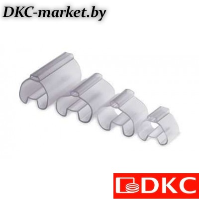 TUB3002FL Трубочка прозрачная для гибкой маркировки, 2,0-4,0 мм, длина 30 мм.