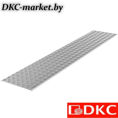 UKS318 Крышка рифлёная с фиксаторами 800, L 3 м, алюминий