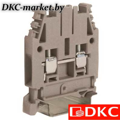 ZCBC04GR-RET CBC.4GR(Ex), проходной зажим серый 4 кв.мм