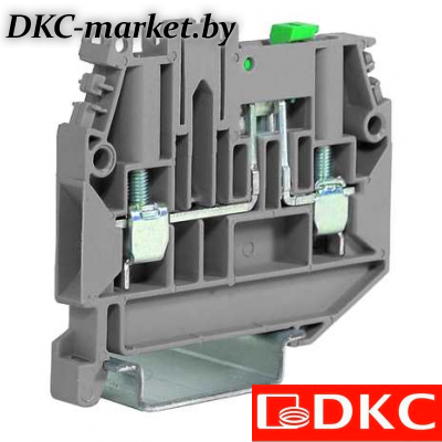 ZCBS04GR CBS.4/GR Клемма с ножевым размыкателем. 4 кв.мм., 1 уровень, винт