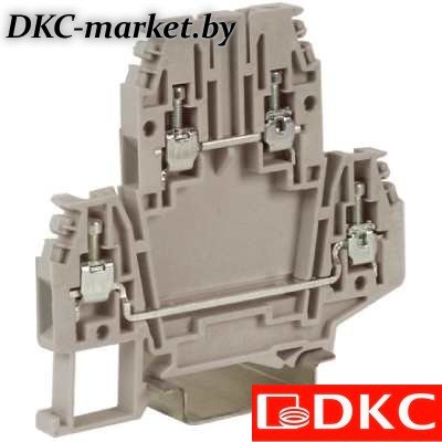 ZDB100GR DBC.2GR(Ex), проходной зажим серый 2 уровня 2,5 кв.мм