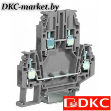 ZDB400GR DBC.4/GR(Ex) Клемма проходная 4 кв.мм., 2 уровня, винт