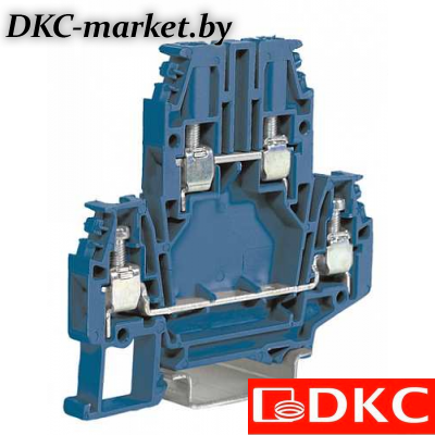 ZDB500 DBC.4 (Ex)i Клемма проходная 4 кв.мм., 2 уровня, винт