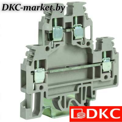 ZDS123GR DAS.4/LI/GR, , двухуровневый зажим с интегрированным эл.компонентами