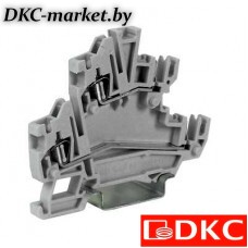 ZHC210 Клеммный зажим. Двухуровневый. Со втычными контактами. Тип HCD.1 (Ex)i. Голубой. 1,5 кв.мм.