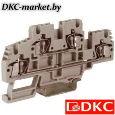 ZHD100GR HMD.2GR(Ex), 2-х уровневый проходной зажим, серый, 2,5 кв.мм