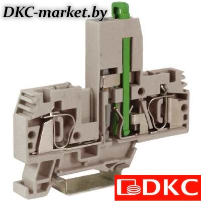 ZHF248GR HMF.4/L48, держатель предохранителя, 4 кв.мм, серый с микросхемой LED 48 В