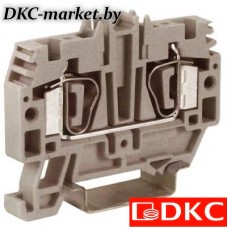 ZHM250GR HMM.4GR, проходной зажим 4 кв.мм серый