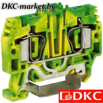 ZHT250 HTE.4(Ex), зажим для заземления, 4 кв.мм желто-зеленый