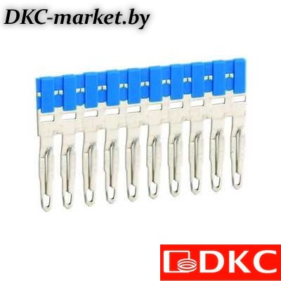 ZPTP0210B Перем.втыч. Изол. 10 пол. Син. Шаг 5мм