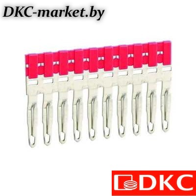ZPTP0302R Перем.втыч. Изол. 2 пол. Крас. Шаг 5,2мм
