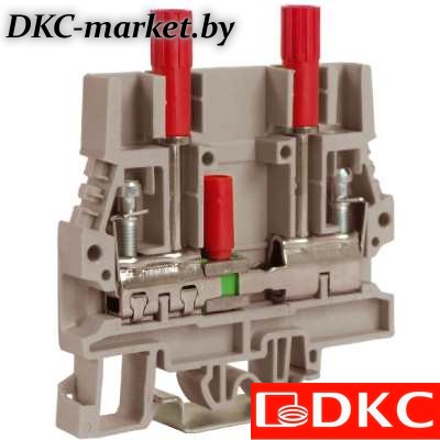 ZSB210 SCB.6/DD, тестовый с разъединителем для вольтметра 6 кв.мм бежевый