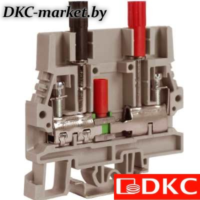 ZSB220GR SCB.6/CDGR, тестовый с разъединителем для амперметра 6 кв.мм серый